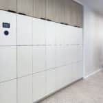 Built-In Wall Smart Lockers in the Office